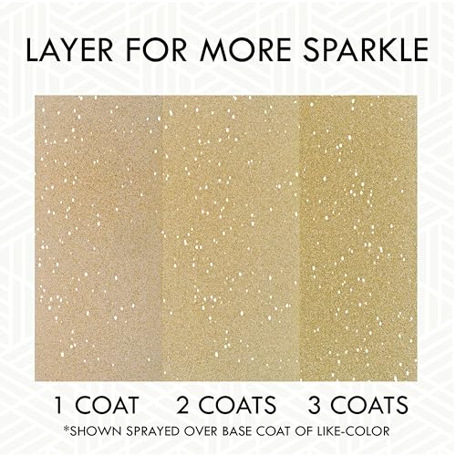Rust-Oleum Specialty Glitter Spray Paint Gold 10.25 oz - Indoor Craft & Decor