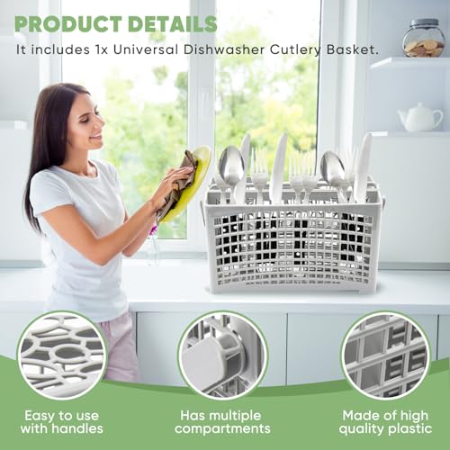 Universal 2-in-1 Dishwasher Silverware Basket Replacement