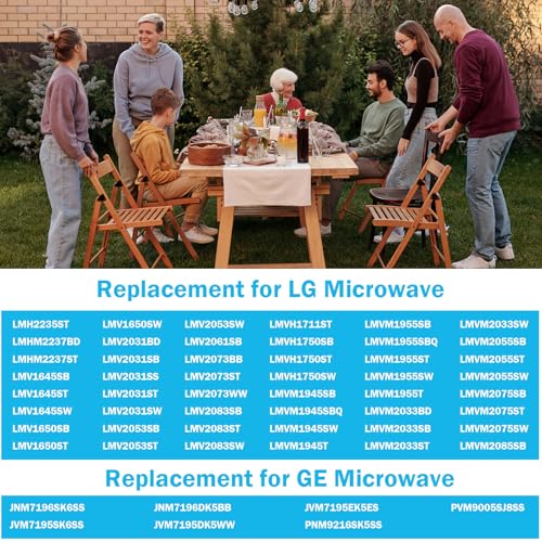 5230W1A003A Microwave Charcoal Filter Replacement for LG/Kenmore (Black, 1pc)