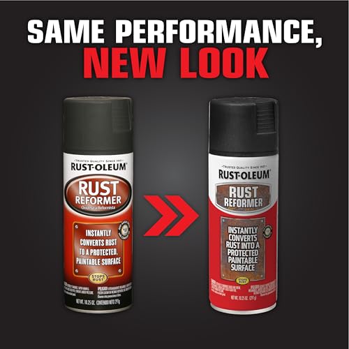 Rust-Oleum Stops Rust Reformer Black Spray Paint - 6 Pack for Metal Rust Conversion