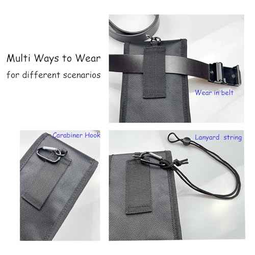 Belt Tool Pouch,Tactical Utility Pouch, Heavy-Duty Nylon EDC Multitool Organizer,Cell Phone Holder, Multi-Pockets Tool Holster Sheath Bag for Electricians Handymen Work Maintenance Dailylife Hiking