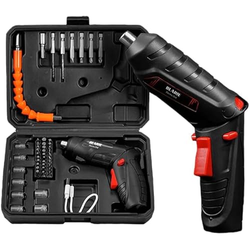 Apex Drill Cordless Screwdriver Rechargeable, Slectric Screwdriver Kit, Portable Home Use Power Screwdriver Set, All In One Tool (Complete Set)