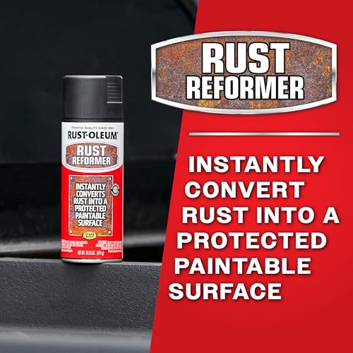 Rust-Oleum Stops Rust Reformer Black Spray Paint - 6 Pack for Metal Rust Conversion