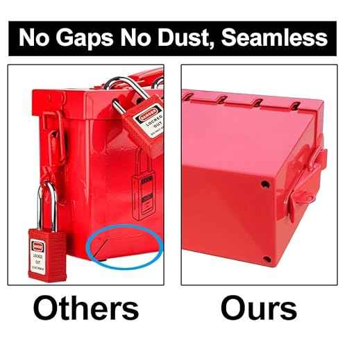 MACCANN&ESSIN Lockout Tagout Group Lock Box Lock Out Tag Out Loto Boxes for OSHA Compliant Procedures (1)