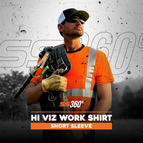 SafetyShirtz Men's SS360 ANSI Class 2 and 3 Graphic Tees and Long Sleeve Tees