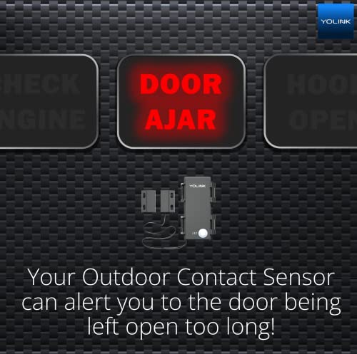 YoLink Outdoor Gate & Door Contact Sensor 1-Pack without Hub YS7707