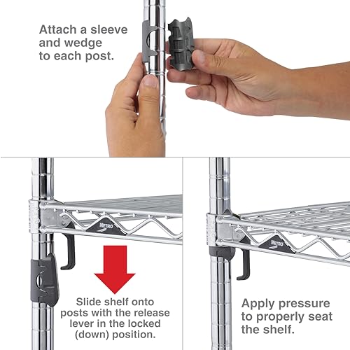 Metro SAKITA2 Shelf Clips Kit for Super Adjustable Super Erecta Wire Shelving