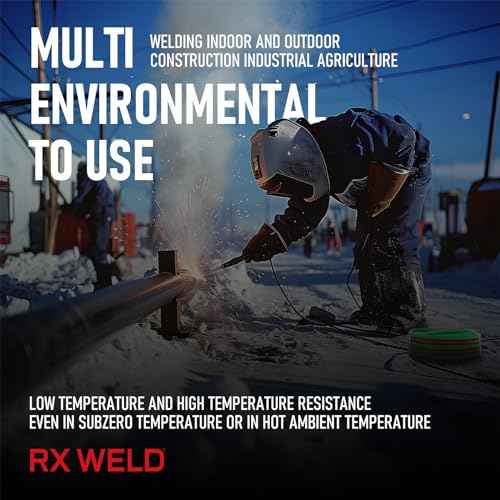 RX WELD Oxygen Acetylene Hose 1/4-Inch ¡¿ 25 Feet with 9/16"-18 B fittings,Torch Hose,Grade R (25 Feet)