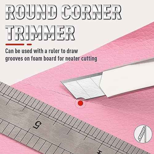 DIYSELF 50Pcs 9mm Utility Knife Replacement Blades, Snap Off Blades for 9MM Universal Box Cutters (60¡Æ)