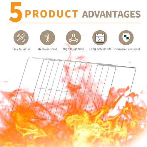 Adjustable 304 Stainless Steel Oven Rack - Universal Extendable Rack 17.3-25.6 in