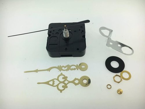 Takane Quartz Battery Clock Movement with Hands 5/8" Shaft fits 1/4" Dial USA