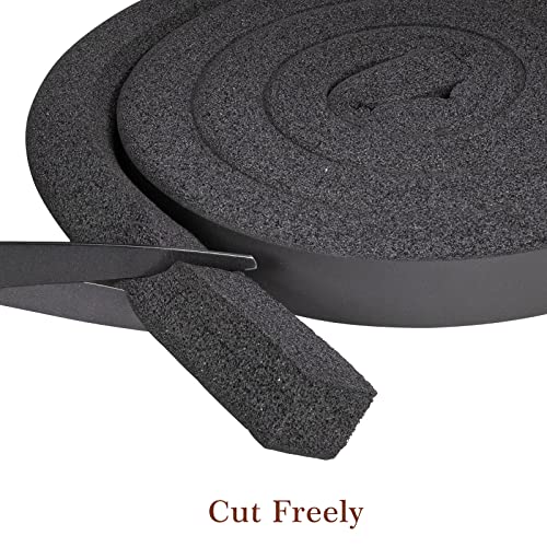 Yotache 1x1 Inch x13Ft Window Air Conditioner Seal Kit No Glue - Weatherproof Insulation Foam Strip