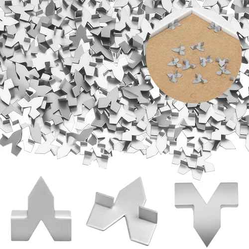 300 Pcs Glazing Push Points, Zinc Plated Rust-Resistant Glazier Points for Picture Framing, Glass Installation, Cross Stitch Art and Window Glazing