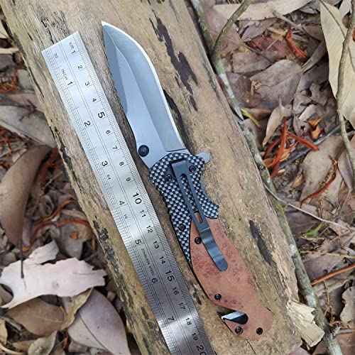 DOOM BLADE Folding Pocket Knife with Spring Assisted, Glass Breaker, Rope Seatbelt Cutter for Camping Fishing Hiking Hunting Outdoor Gifts for Men