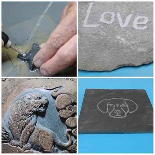 20Pcs 46-Grit Diamond Grinder Bit 1/8" Shank Compatible with Dremel Rotary Tool Attachment Accessories Grinding Burrs for Stone Glass Resin Porcelain Ceramic Quartz Glaze Steel Carve Engrave Polish