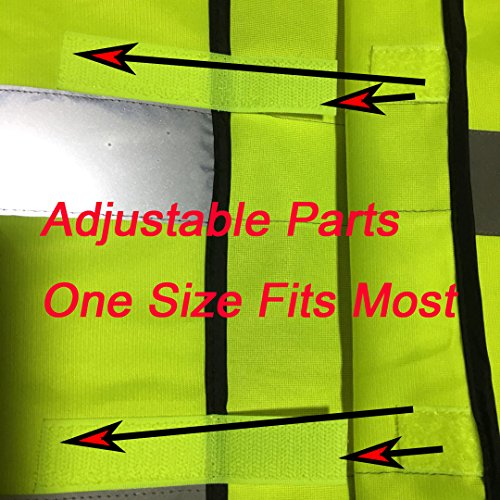 zojo High Visibility Reflective Vests,Adjustable Size,Lightweight Mesh Fabric, Wholesale Safety Vest for Outdoor Works