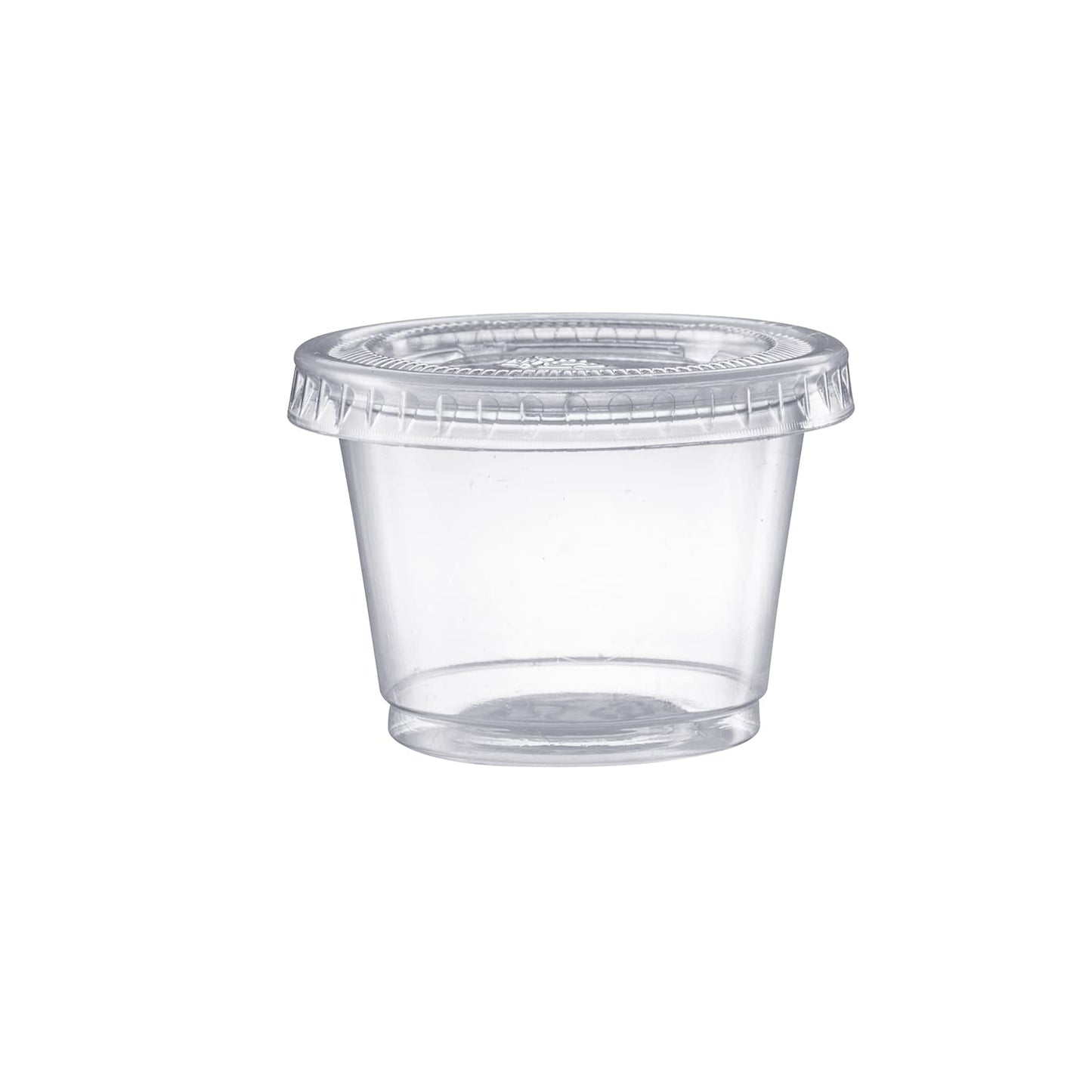 Pantry Value 4 oz. Plastic Cups with Lids [200 Count] Desserts Containers