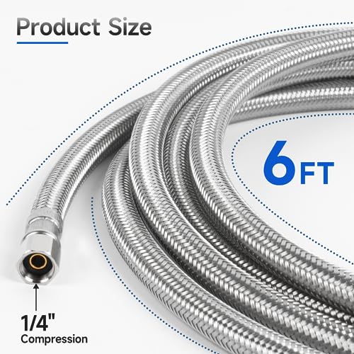 KAINGA 6 ft Refrigerator Water Line 1/4