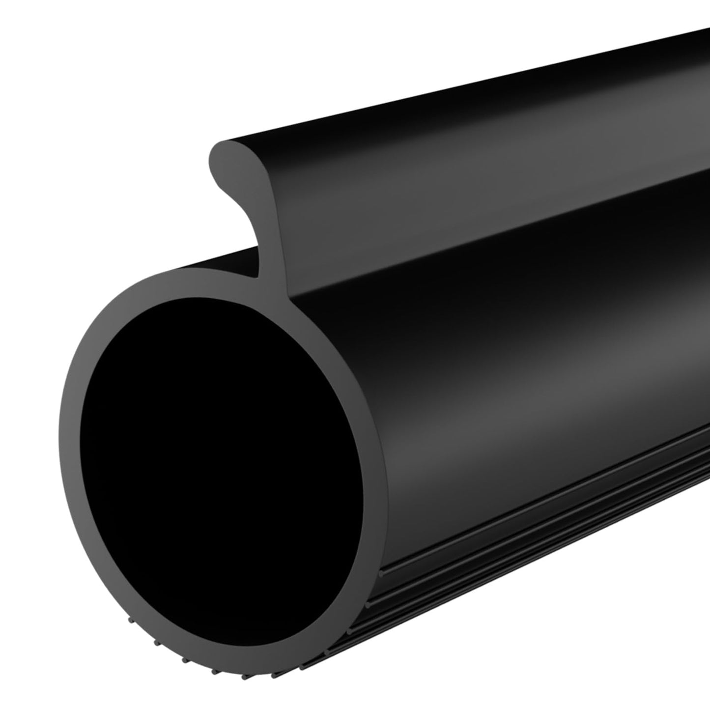 Symyda Garage Door Seal P Bulb – 16.8Ft Flexible Weatherproof TPE Seal for Drafts, Noise Reduction and Saves Energy, Easy DIY Installation, Temperature Resistant, Fits Single Channel Garage Door