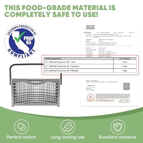Universal 2-in-1 Dishwasher Silverware Basket Replacement