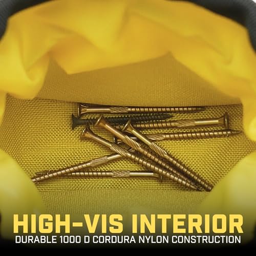 Joey Pouch | Clip-On Tool Belt Bag for Tools, Screws, and Nails - Great for an Electrician, HVAC Tech, Plumber, Carpenter, Contractor, Handy Man, and Any Tradesperson Who Wears a Small Utility Pouch