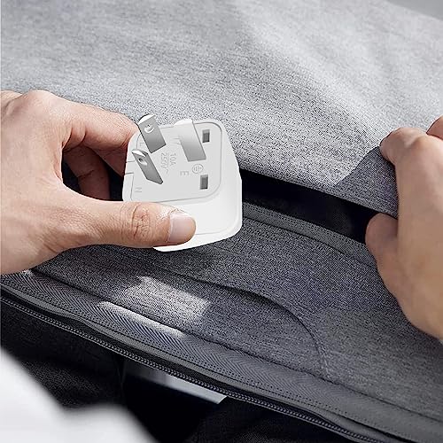 White US to Australia Power Adapter Plug - 2 Pack for Travel, NZ, AU, China