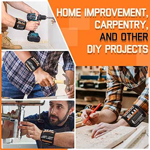 Lenski Stocking Stuffers for Men Adults, Christmas Gifts for Men, Magnetic Wristband Tool Belts Dad Gifts for Men Unique, White Elephant Gifts for Adults, Cool Stuff Gadgets for Men