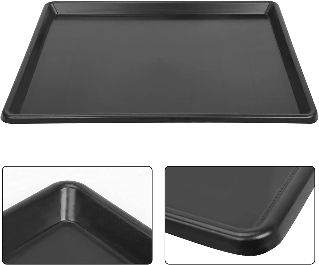 22'' x 21''Large Drip Tray, Mini Fridge Drip Pan, Portable AC Drip Pan, Under Washer Pan, Dishwasher Pan, Oil Drain Pans for Changing Oil (1 PCS)