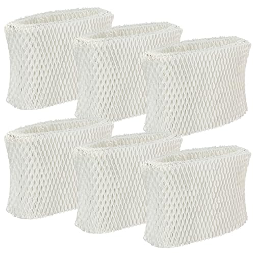 Funmit WF2 Humidifier Filter Replacement – 6 Pack for Vicks Sunbeam Honeywell (Fits V3100/V3500/V3600/V3700/V3800/V3850/V3900, HCM Series, SCM Series, EC Series) 6 Pack