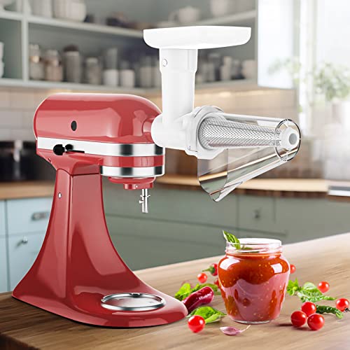InnoMoon Fruit & Vegetable Strainer Attachment for KitchenAid White-1