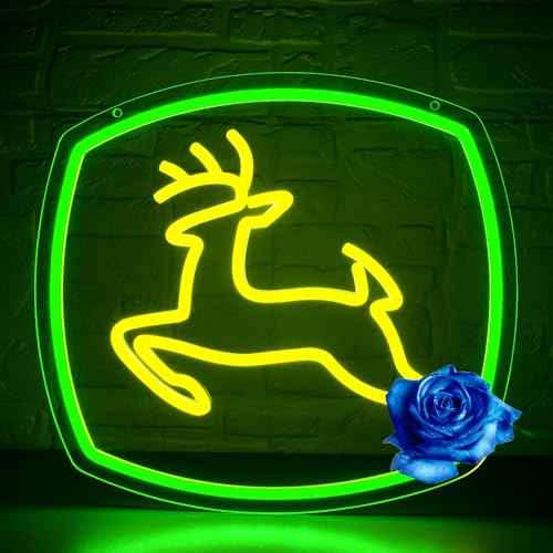Farm Farmhouse Neon Sign for Wall Decor Dimmable Farm Farmhouse Neon Light for Man Cave Bedroom Suitable for Living Room Warehouse Birthday Gift for Men Size13.7 * 12.5In(P059)