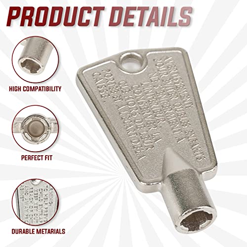 Seentech 216702900 Metal Freezer Door Keys – Pack 2, Replaces AP4301346, AP4071414, PS2061565, 06599905