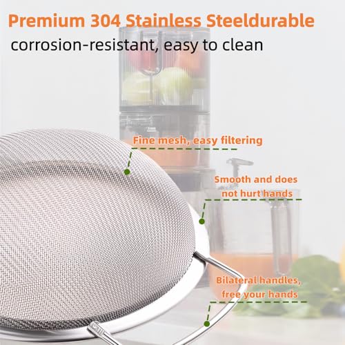 Juice Strainer for Nama J2 – 304 Stainless Fine Mesh Juicer Filter