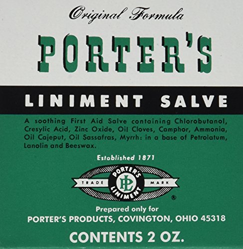 Porter's Liniment Salve Pack of 2 - Pain Relief and Muscle Soothing