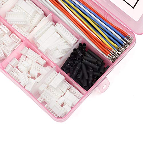 Elechawk Pre-Crimped PH 2.0 Connector Cable Kit for Arduino, Drones, Batteries - Connector & Wire