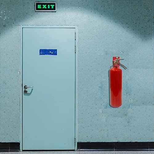 Fire Extinguisher Mount ,Universal Fire Extinguisher Bracket Compatible with Refillable, Water, Dry Powder or CO2 Fire Extinguishers - Suitable for 10-40lbs Fire Extinguishers (4 Brackets)