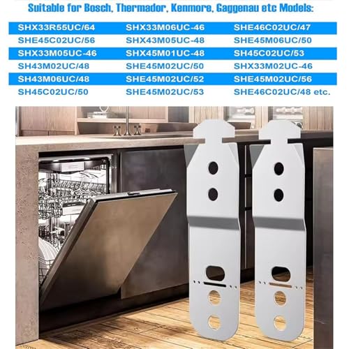 Dishwasher Mounting Bracket Kit | 2 Pack for Bosch & Similar Models