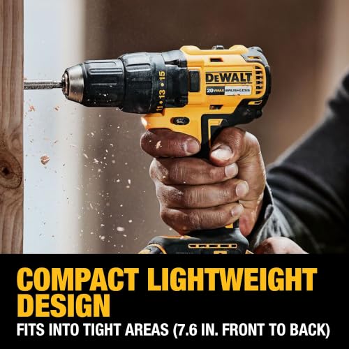 DEWALT 20V MAX Cordless Drill Driver Set with Battery and Charger
