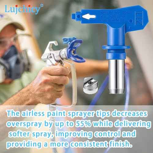 211 Spray Tip Nozzle, Reversible2/ Airless Paint Sprayer Tips for Airless Sprayer (Pack)