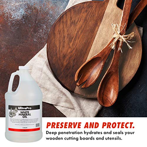 UltraPro NSF Food Grade Mineral Oil - 1 Gallon (128 Fl Oz) - Made in USA