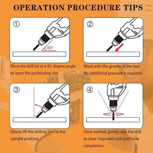 DECKRKAT 7-Piece Dry Diamond Drill Bits & Carbide Tile Drill Bit Set for Tile,Ceramic,Marble,Porcelain,Glass & Granite- 3/16", 1/4" (x2), 5/16", 3/8", 1/2" + 1/4" Masonry Bit