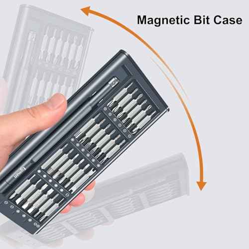 Small Screwdriver Set, 49 in 1 Mini Screwdriver Set with Torx, Phillips, Flat Head, Hex and More, for Jewelers, PC, Glasses, Laptop, Ring Doorbell, Watch, Repair Precision Screw Driver Set Kit