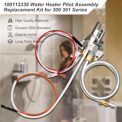 Water Heater Pilot Assembly Replacement for Reliance Whirlpool AO Smith Kenmore