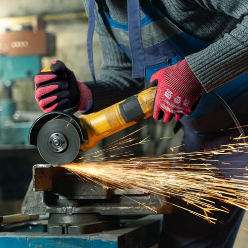 KAYGO Cut Resistant Gloves Micro Finishing Nitrile Coated,ANSI Cut Level A4,KG22NB