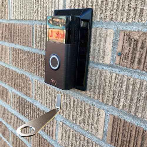 Video Doorbell Key Replacement Tool, Secure Removal Key Tool Compatible with All-New R/ing Battery Doorbell (2024), Ring Doorbell Camera Opening Key Tool (2 Pack)