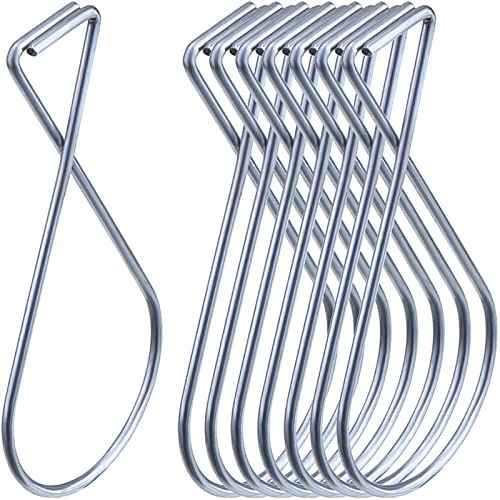100 Packs Ceiling Hook Clips Ceiling Tile Hooks T-bar Clips Drop Ceiling Clips for Office, Classroom, Home and Wedding Decoration, Hanging Sign from Suspended Tile/Grid/Drop Ceilings