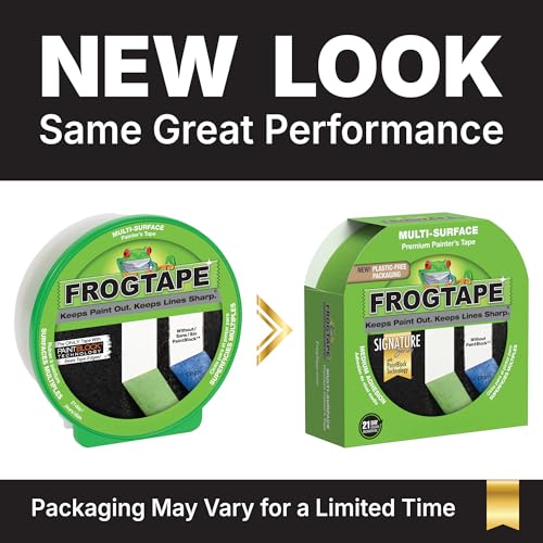 FrogTape Multi-Surface Painter's Tape with PaintBlock, 0.94 in x 60 Yds - 1 Roll