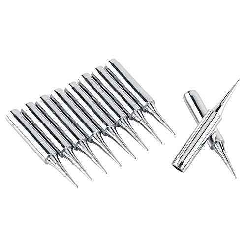 Health Gear 900m-t-1c Soldering Iron Tip, 900m Soldering Tips, 10 Pcs Iron Tips Soldering Tips 900m-t-i Solder Iron Soldering Iron Tip with Iron -Copper for Replacing The
