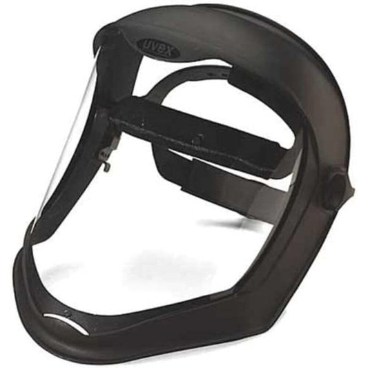 Honeywell Uvex Bionic Face Shield with Clear Polycarbonate Visor and Anti-Fog/Hard Coat (S8510)