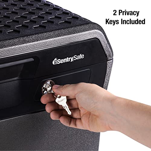 SentrySafe Fireproof Waterproof Lock Box with Key Lock - 0.66 Cu Ft, 14.1 x 16.6 x 13.8 Inches